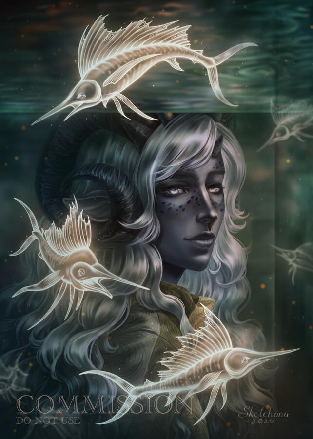 Full render, bust portrait